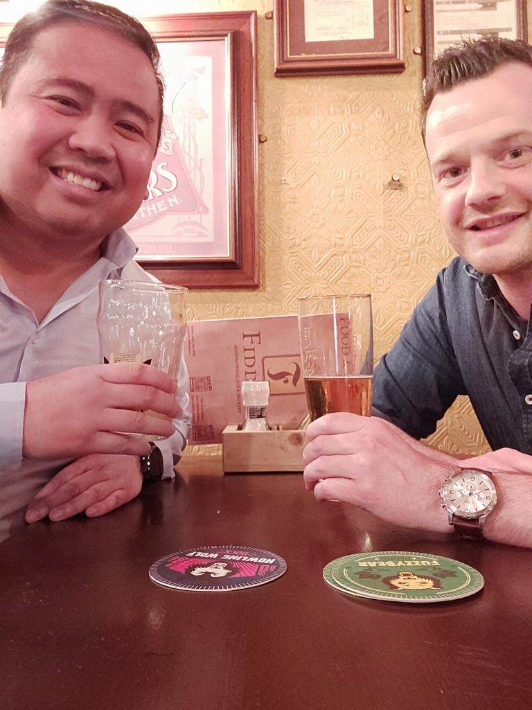 Drankje met Uni en Rogay
