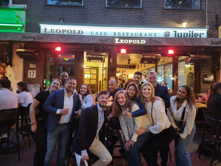 Drankje met collega’s