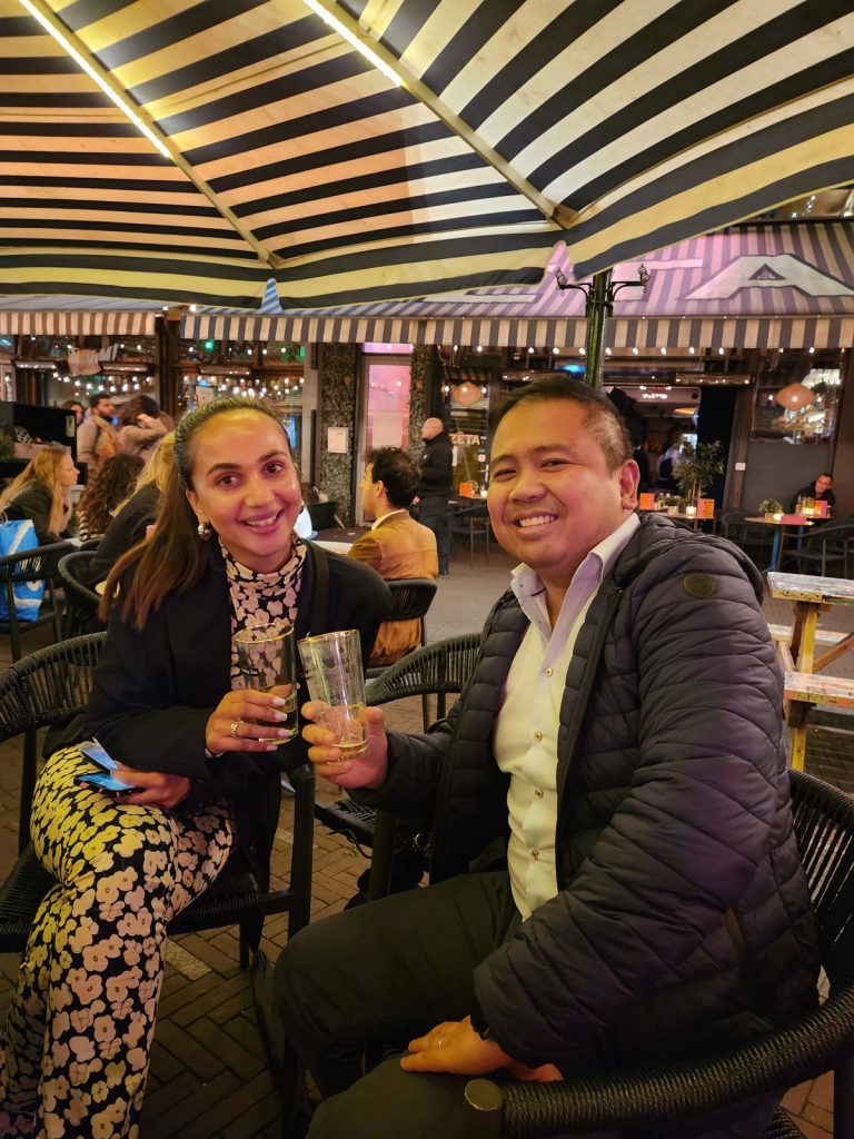 Drankje op het GM Plein